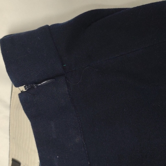 J. Crew Minnie blue side zipper flat panel ankle pants, size 2 - Picture 4 of 9